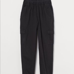 Black cargo pants